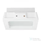 Rendl MIA SQ süllyesztett lámpa gipsz/szatén üveg 230V E27 2x18W R10443