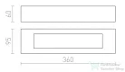 Rendl ROLO 36 fali lámpa gipsz 230V E14 2x30W R10446