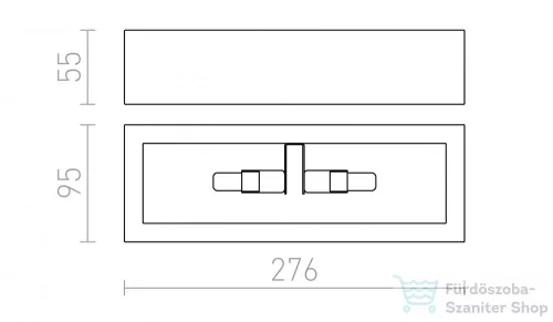 Rendl WIM fali lámpa gipsz 230V G9 2x40W R10465