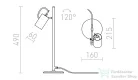 Rendl BUGSY asztali lámpa  krómozott üveg 230V GU10 50W R10519
