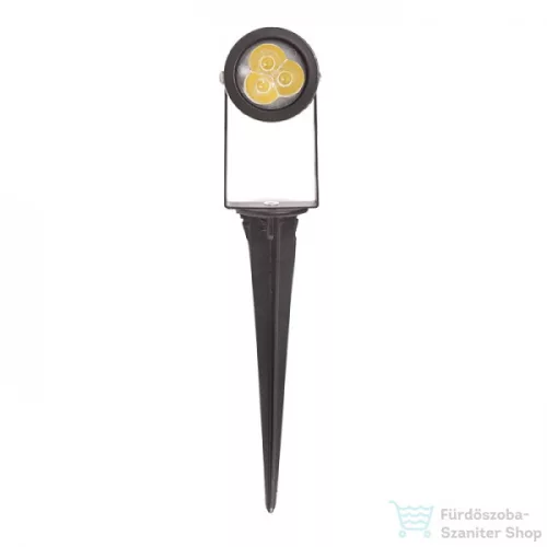 Rendl GUN leszúrható fekete  230V LED 3x1W 30° IP65  3000K R10530