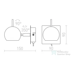 Rendl GLOSSY I   króm 230V LED GU10 8W R10542