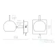 Rendl GLOSSY I   króm 230V LED GU10 8W R10542