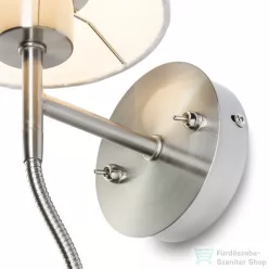   Rendl VERSA fali lámpabúra fehér matt nikkel 230V E27 LED 42+3W 40° 3000K R10580