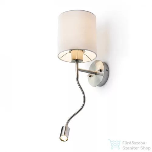 Rendl VERSA fali lámpabúra fehér matt nikkel 230V E27 LED 42+3W 40° 3000K R10580