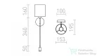 Rendl VERSA fali lámpabúra fehér matt nikkel 230V E27 LED 42+3W 40° 3000K R10580