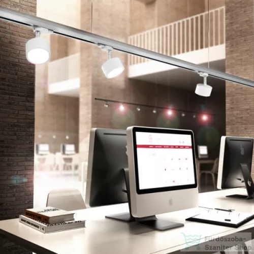 Rendl PIXIE háromfázisú áramkörös sínre fehér króm 230V LED GX53 7W R10644