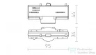Rendl EUTRAC adapter háromfázisú áramkörös sínre fehér  230V  R11360