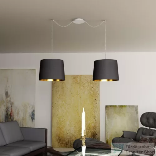 Rendl ASPRO 40/30 lámpabúra  Polycotton fekete/arany fólia  max. 23W R11467