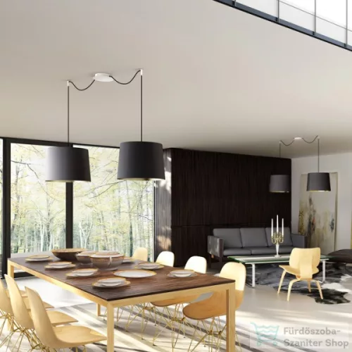 Rendl ASPRO 40/30 lámpabúra  Polycotton fekete/arany fólia  max. 23W R11467