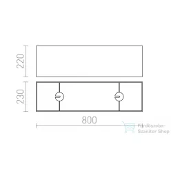   Rendl LOPE 80/23 lámpabúra  Polycotton fehér/fehér PVC  max. 23W R11503