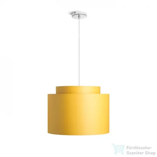 Rendl DOUBLE 40/30 lámpabúra  Chintz sárgabarack/fehér PVC  max. 23W R11507