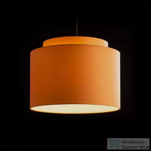 Rendl DOUBLE 40/30 lámpabúra  Chintz narancssárga/fehér PVC  max. 23W R11515