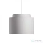 Rendl DOUBLE 40/30 lámpabúra  Chintz világosszürke/fehér PVC  max. 23W R11553
