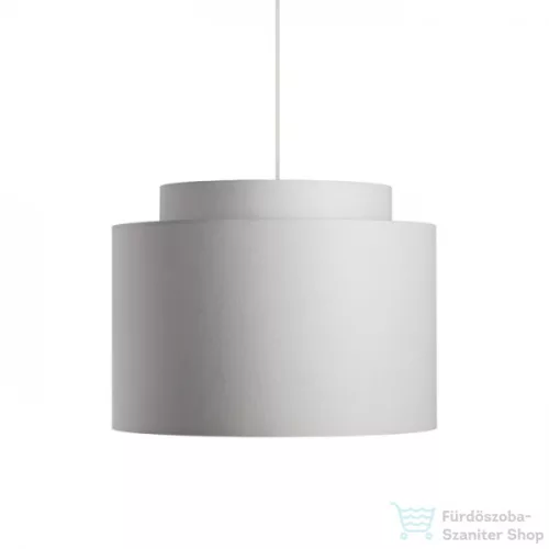 Rendl DOUBLE 40/30 lámpabúra  Chintz világosszürke/fehér PVC  max. 23W R11553