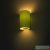 Rendl RON W 15/25 fali lámpa Chintz lime/fehér PVC 230V E27 28W R11567