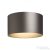 Rendl RON 55/30 lámpabúra  Monaco galamb szürke/ezüst PVC  max. 23W R11585