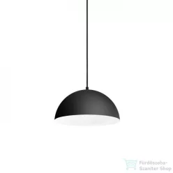   Rendl MONROE 30 függő lámpa matt fekete/fehér  230V E27 42W R11700