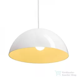   Rendl MONROE 40 függő lámpa csillogó fehér/fehér  230V E27 42W R11707