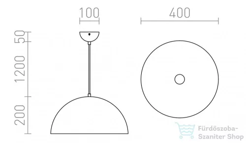 Rendl MONROE 40 függő lámpa csillogó fehér/fehér  230V E27 42W R11707
