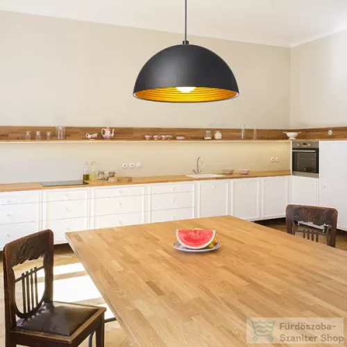 Rendl CARISSIMA 40 függő lámpa matt fekete/aranysárga 230V E27 42W R11766