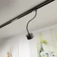 Rendl PIXIE libanyak háromfázisú áramkörös sínre fekete  230V LED GX53 7W R11769