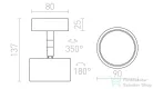 Rendl PIXIE dönthető lámpa fehér króm 230V LED GX53 7W R11772