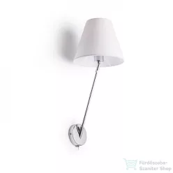 Rendl SILENCE fali lámpa fehér króm 230V E27 42W R11975