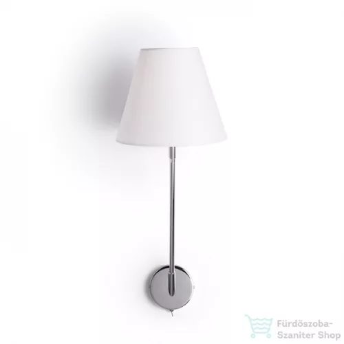 Rendl SILENCE fali lámpa fehér króm 230V E27 42W R11975