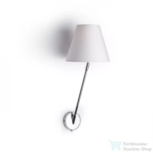 Rendl SILENCE fali lámpa fehér króm 230V E27 42W R11975