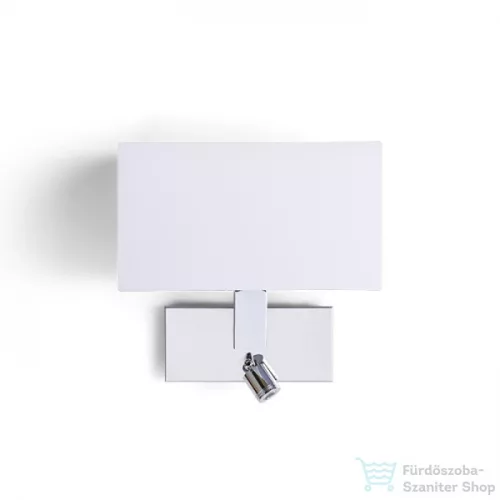 Rendl PLAZA fali lámpa LED spotlámpával fehér króm 230V E27 LED 42+3W  3000K R11982