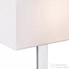 Rendl PLAZA M asztali lámpa fehér króm 230V E27 42W R11983