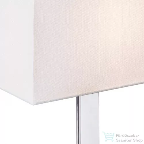 Rendl PLAZA M asztali lámpa fehér króm 230V E27 42W R11983