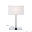 Rendl PLAZA M asztali lámpa fehér króm 230V E27 42W R11983