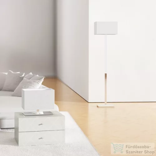Rendl PLAZA állólámpa fehér króm 230V E27 42W R11984