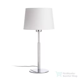   Rendl BROADWAY asztali lámpa fehér króm 230V E27 42W R11986