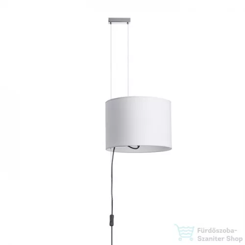 Rendl BROADWAY állítható magasságú függeszték fehér króm 230V E27 42W R11989