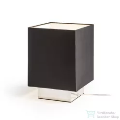 Rendl MONACO asztali lámpa fekete króm 230V E27 28W R12040