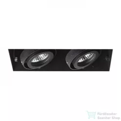 Rendl ELECTRA II  fekete  230V GU10 2x50W R12053