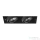 Rendl ELECTRA II  fekete  230V GU10 2x50W R12053