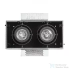 Rendl ELECTRA II  fekete  230V GU10 2x50W R12053