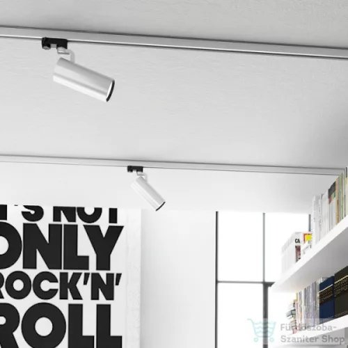 Rendl FANGIO háromfázisú áramkörös sínre ezüstszürke  230V LED 25W 36°  3000K R12059