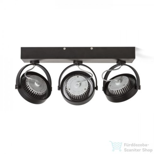 Rendl KELLY LED III fali lámpa fekete  230V LED 3x12W 24°  3000K R12337