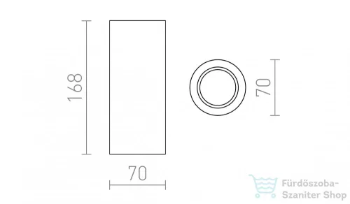 Rendl GINA S 17 mennyezeti lámpa gipsz 230V GU10 15W R12354