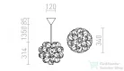 Rendl COCO függő lámpa fehér PVC 230V E27 28W R12384