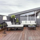 Rendl BOSANOVA 120 állólámpa antracitszürke szatén PE 230V E27 25W IP65 R12420