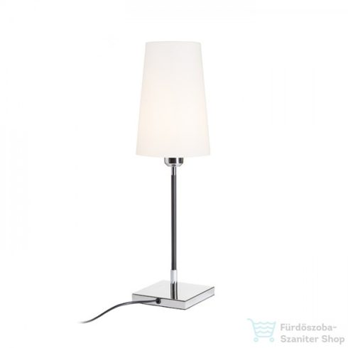 Rendl LULU asztali lámpa fehér/fekete króm 230V E27 28W R12464