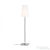 Rendl LULU állólámpa fehér/fekete króm 230V E27 28W R12466