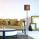Rendl ETESIAN állólámpa fekete  230V E27 28W R12470