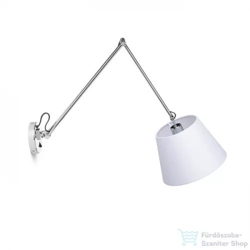 Rendl ASHLEY fali lámpa fehér króm 230V E27 42W R12482